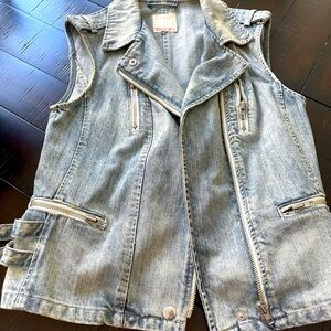 Rebecca tylor denim vest